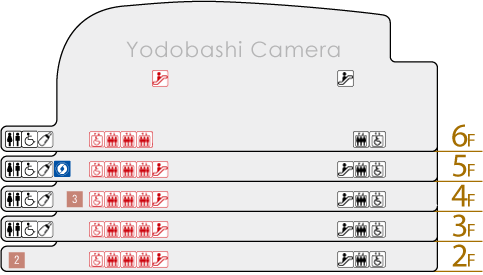 2F-6F フロアマップ